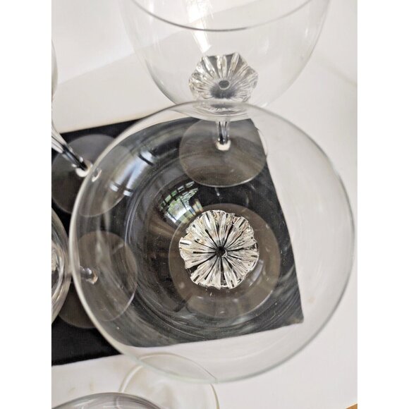 Belfor Crystal Esquisite Cordial Glasses, 6.5" Black Core Stem, Set of 5 - Picture 4 of 9